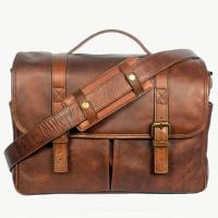 Bronkey Roma Brown leather Camera Bag
