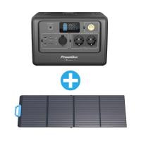 BLUETTI EB70 Powerstation Solar 200W Bundle