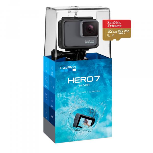 GoPro HERO7 Silver incl 32GB SD Karte