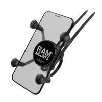 RAM Mounts EZ-On Lenker-Halterung mit X-Grip Halteklammer für kleine Smartphones RAP-274-1-UN7U